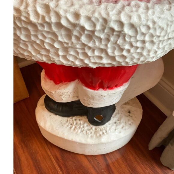 Incredible large size vintage Santa Claus blow mold older style  *pick up only* - Picture 5 of 6